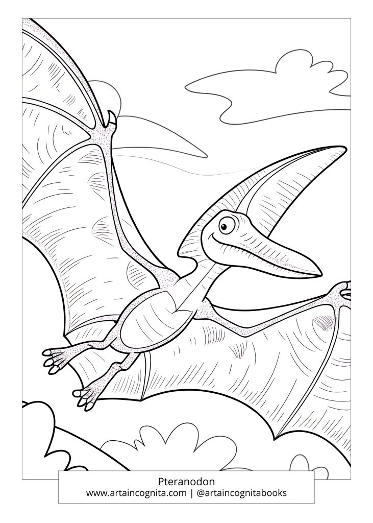 Prehistoric World: Dinosaurs – Pteranodon | freebies, printables
